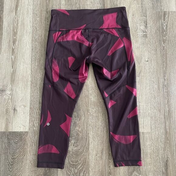 Lululemon All Sport Crop Leggings - Size 10 - Picture 2 of 7